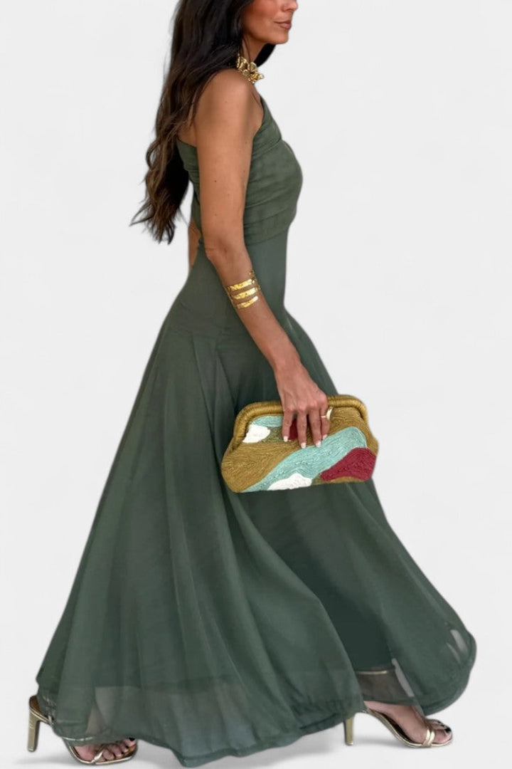 Robe Maxi Tie-Dye Jessamy à Une Épaule