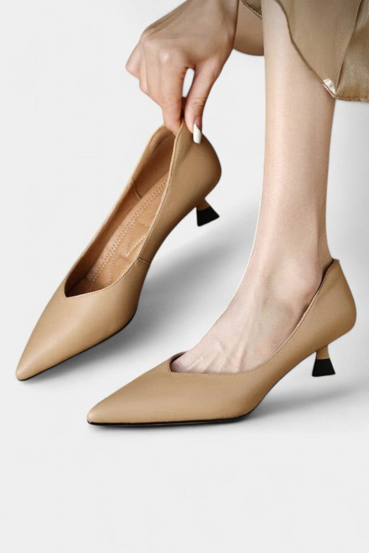 Gerda Mary Janes Élégants avec Pointe Aiguisée