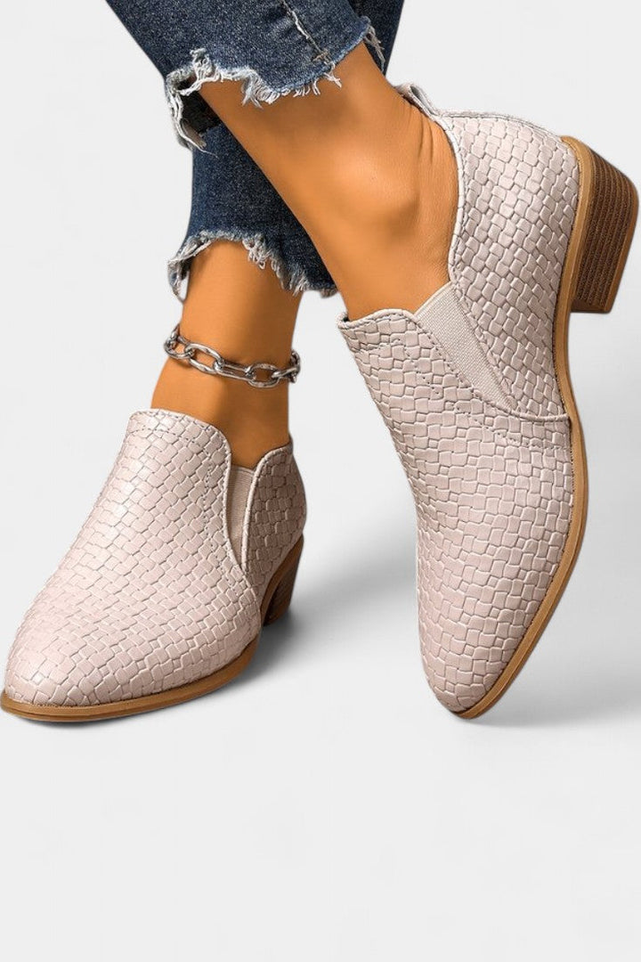 Evran Chaussures à Talon Orthopédique avec Talon Stable