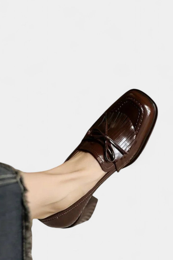 Dorothy Mary Janes avec Talon et Détail de Franges