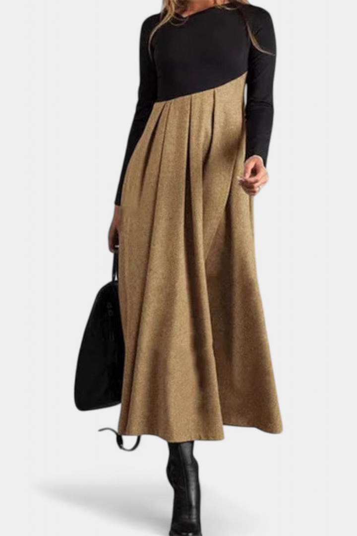 Robe Maxi Bellarose à Manches Longues et Tissu Respirant