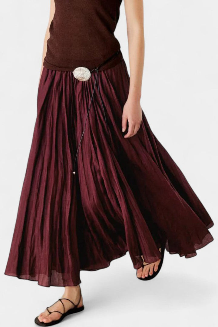 Gia Ensemble Oversized de Pull et Jupe Midi