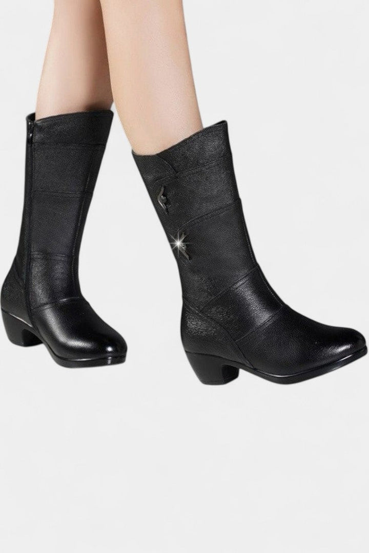 Botines Hadley avec Fermeture Éclair et Semelle Rembourrée