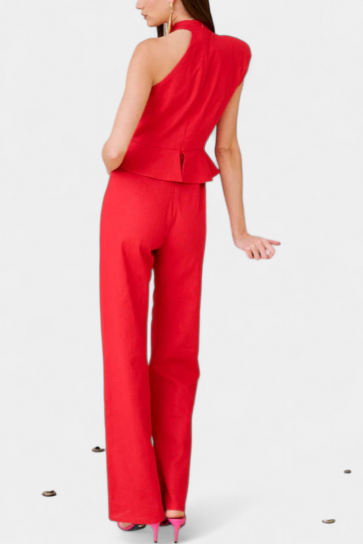 Mono Long Asymétrique en Lin et Coton Nerida