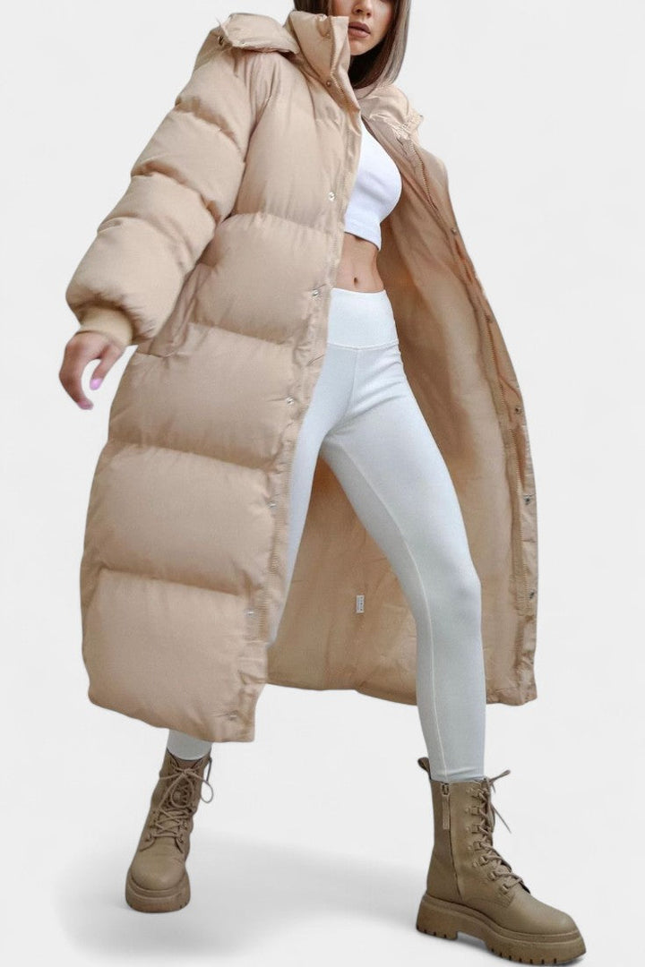 Manteau Puffer d'Hiver Razel avec Capuche