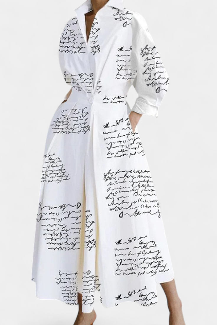 Robe Maxi à Manches Longues Miriam