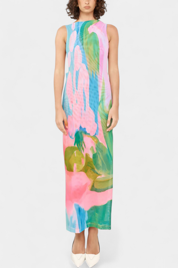 Robe Luella Pastel à Silhouette Fluide et Coupe Flatteuse