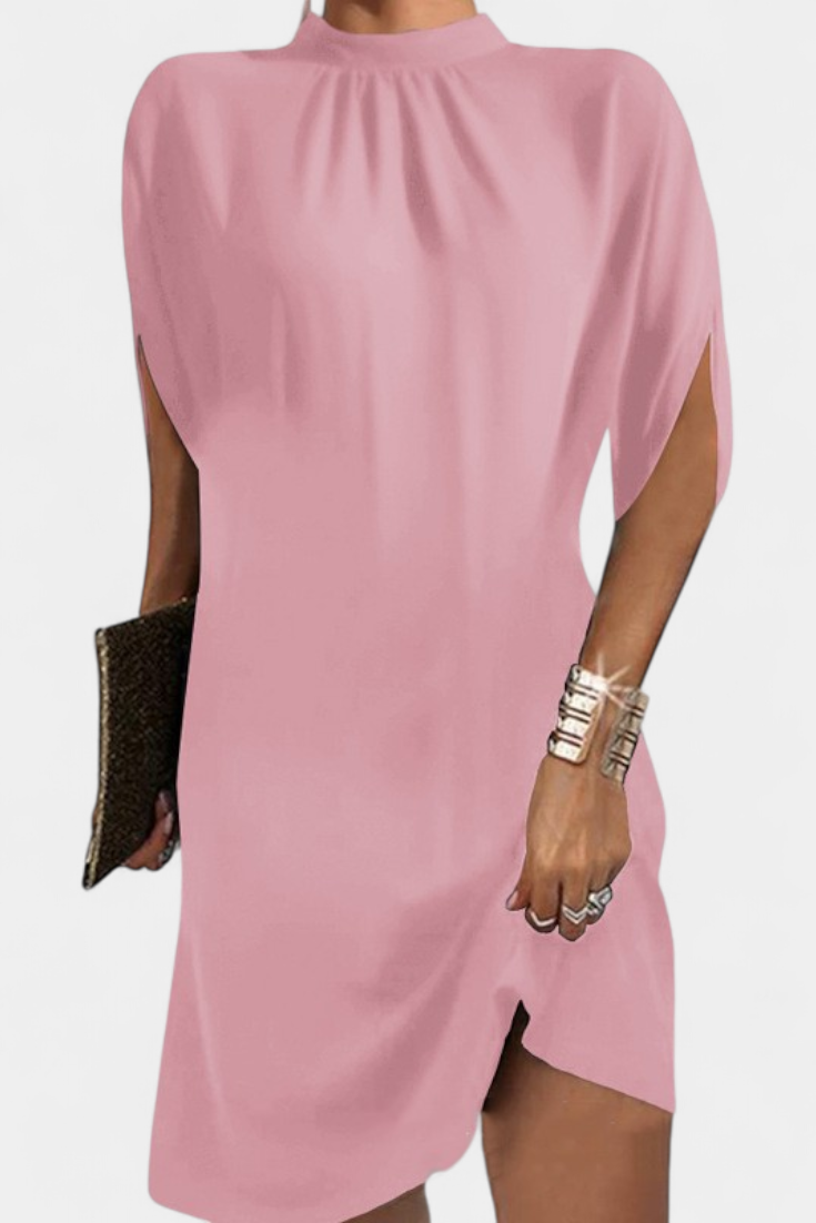 Robe Midi Intemporelle Haruna avec Décolleté Rond