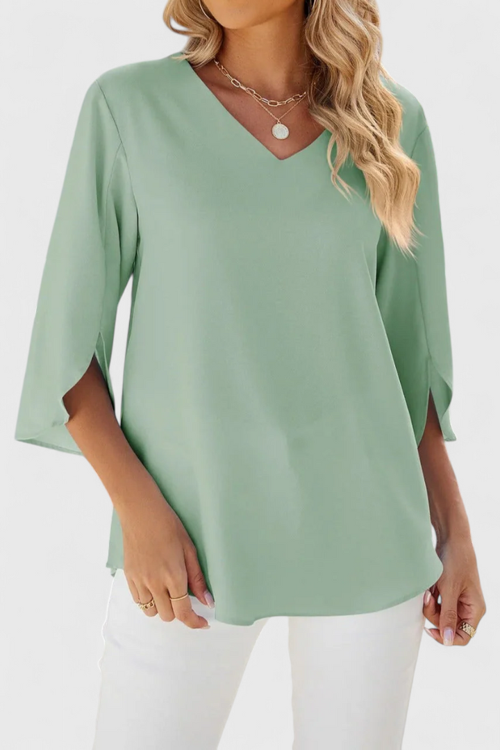 Tabitha Blouse Décontractée avec Coupe Ample et Style Sophistiqué