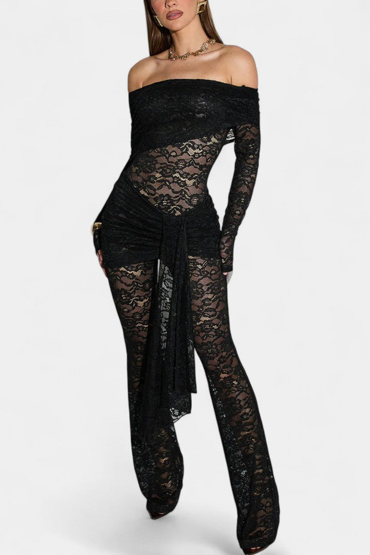 Maristella Mono Flare en Dentelle