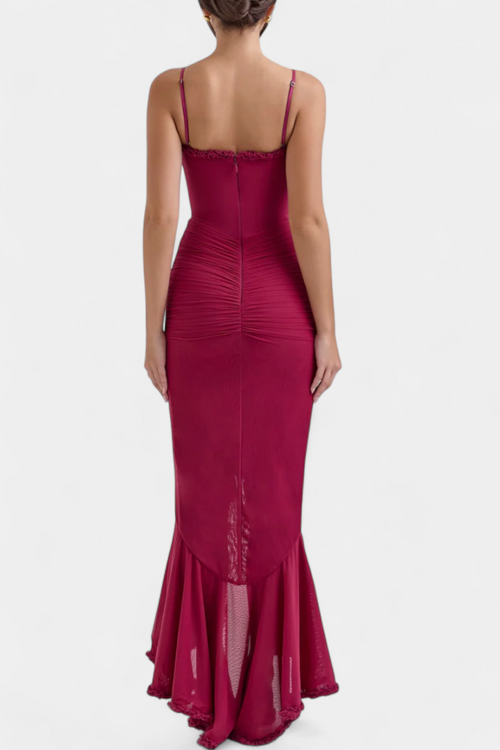 Robe Élodie avec Corset et Volants