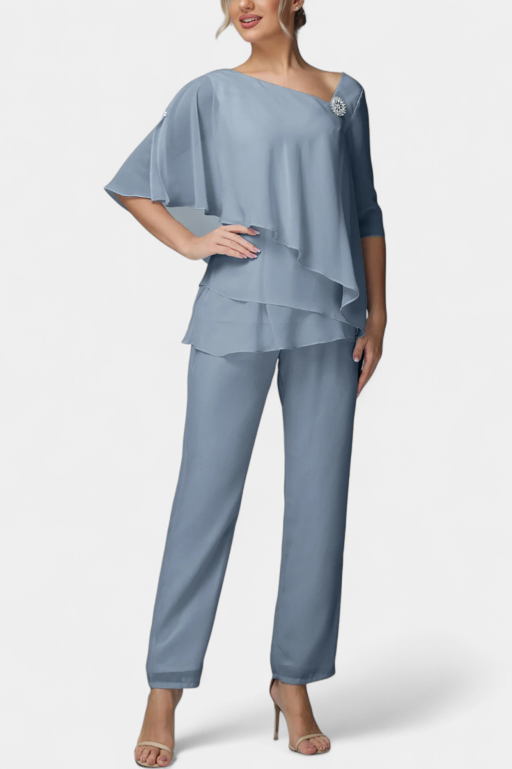 Ensemble Dinah en Deux Pièces avec Silhouette Féminine Sans Effort