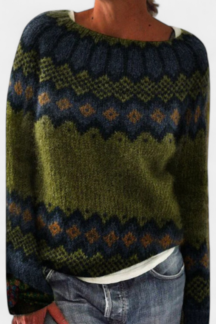 Jersey Jolessa à Motif Nordique