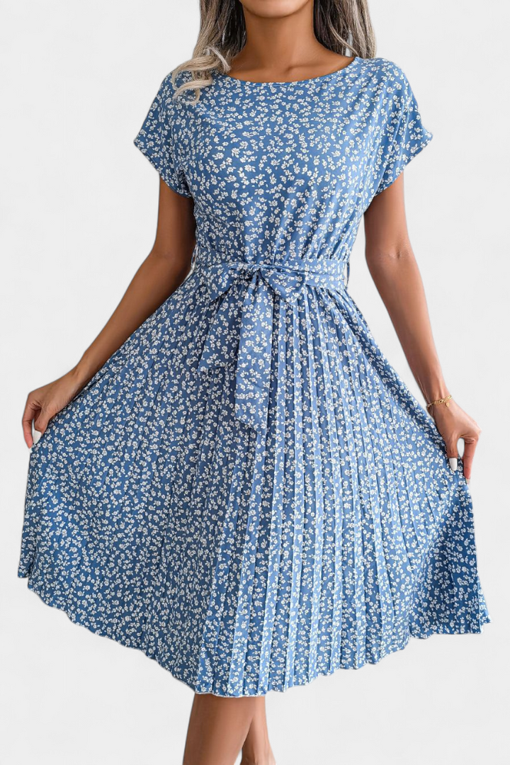Robe Midi Florale Galilea d'Inspiration Champêtre