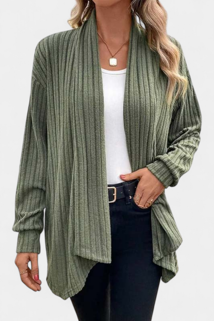 Cardigan Casual Sansel avec Capuche et Poches
