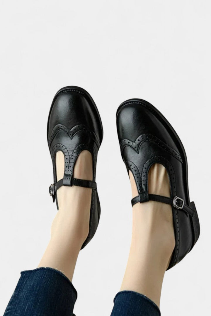 Mary Janes Élégantes avec T-Strap