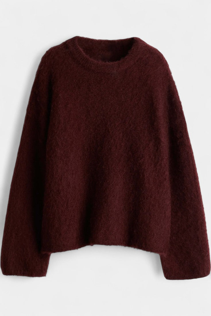 Gia Ensemble Oversized de Pull et Jupe Midi
