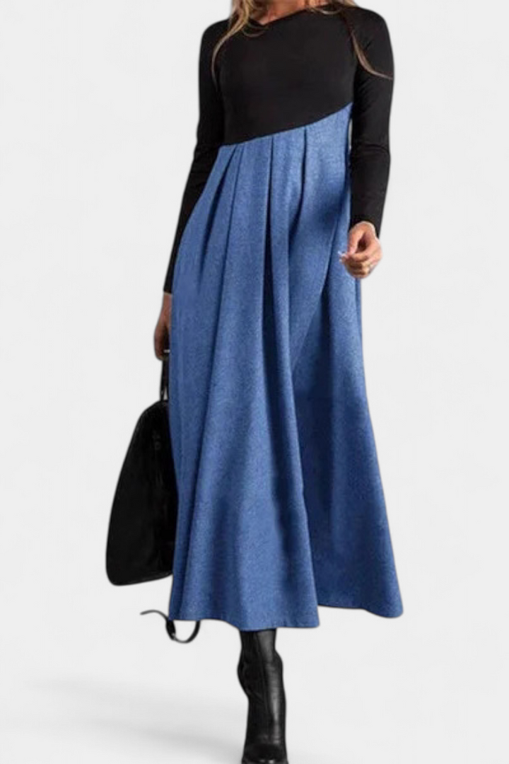 Robe Maxi Bellarose à Manches Longues et Tissu Respirant