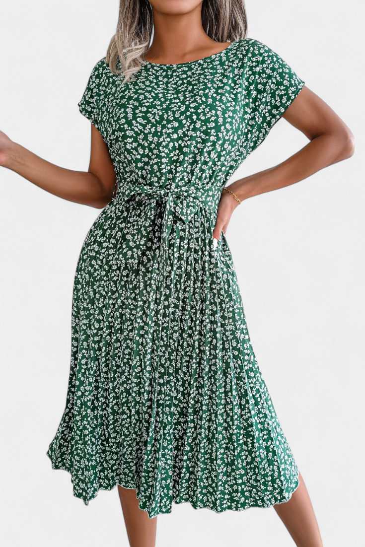 Robe Midi Florale Galilea d'Inspiration Champêtre