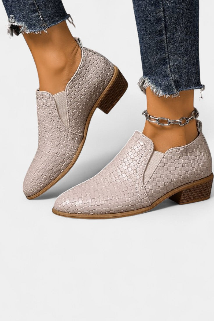 Evran Chaussures à Talon Orthopédique avec Talon Stable