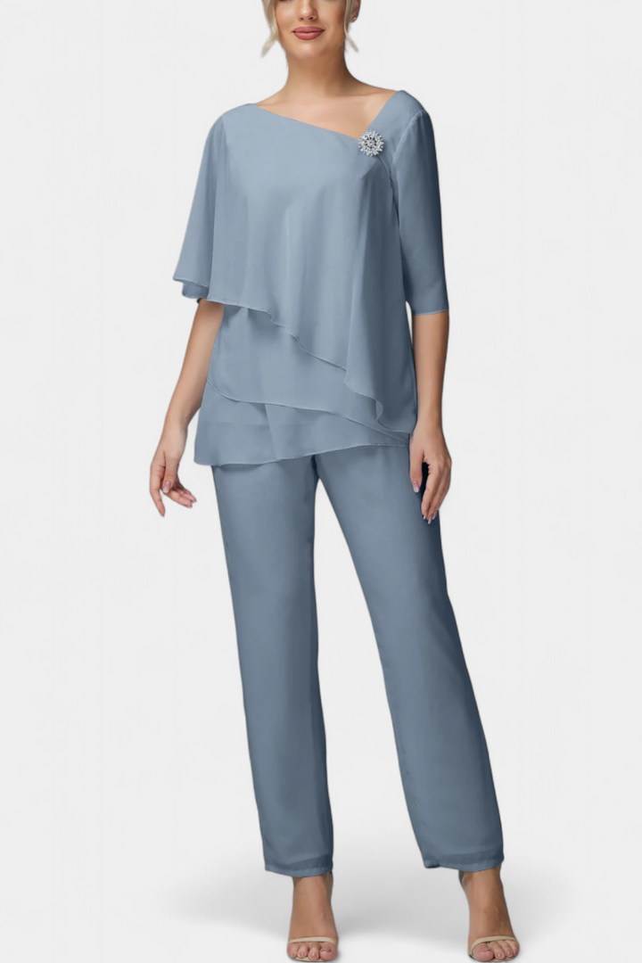 Ensemble Dinah en Deux Pièces avec Silhouette Féminine Sans Effort