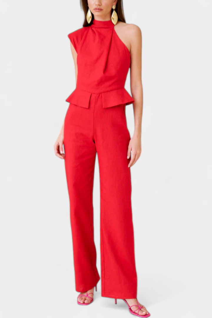 Mono Long Asymétrique en Lin et Coton Nerida
