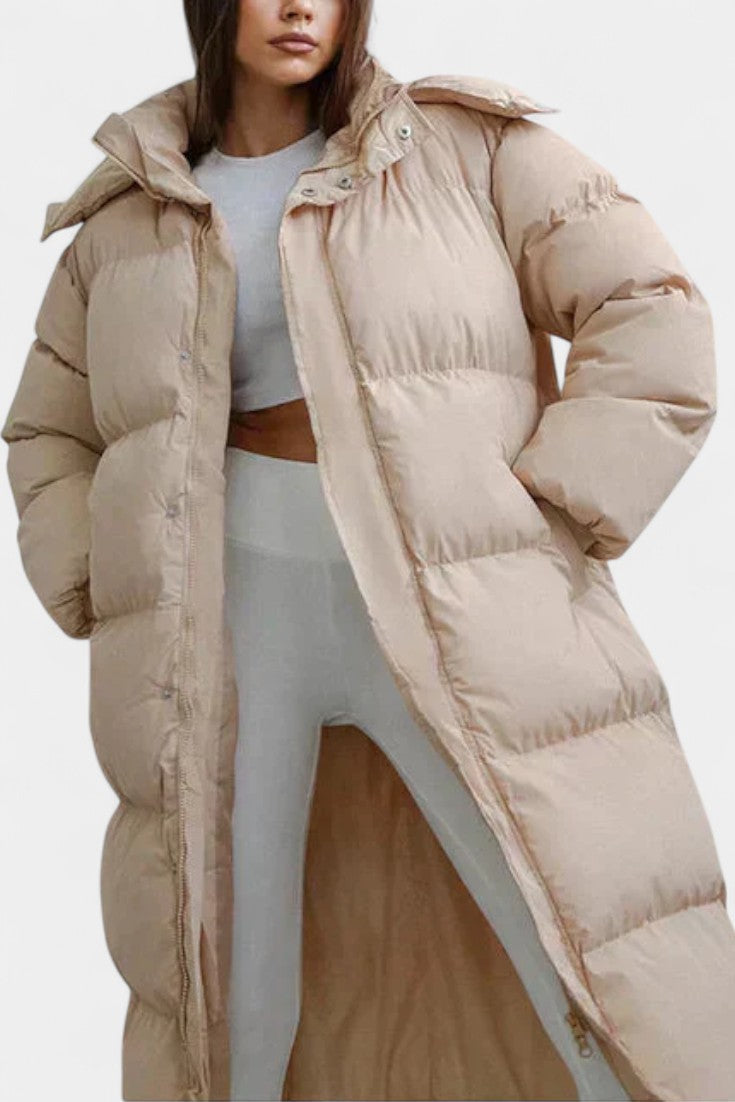 Manteau Puffer d'Hiver Razel avec Capuche