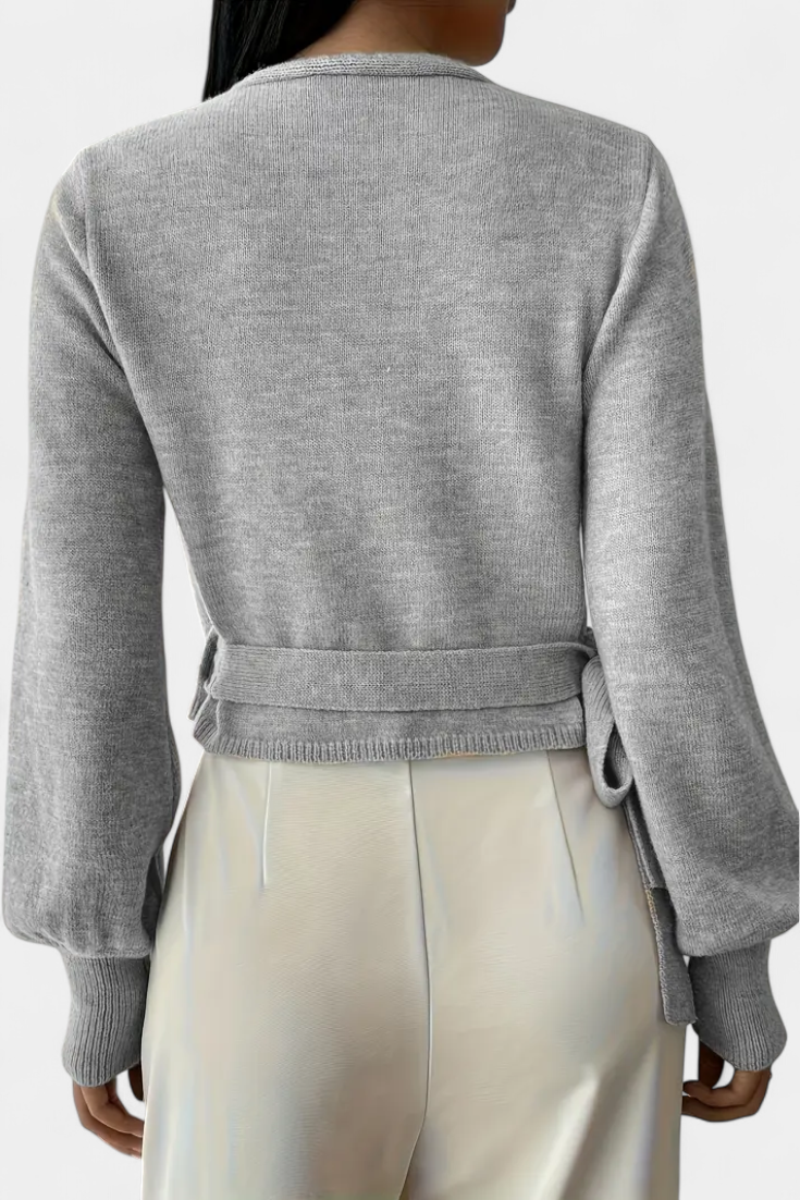 Pull Persephone à Bretelles Croisées et Col en V
