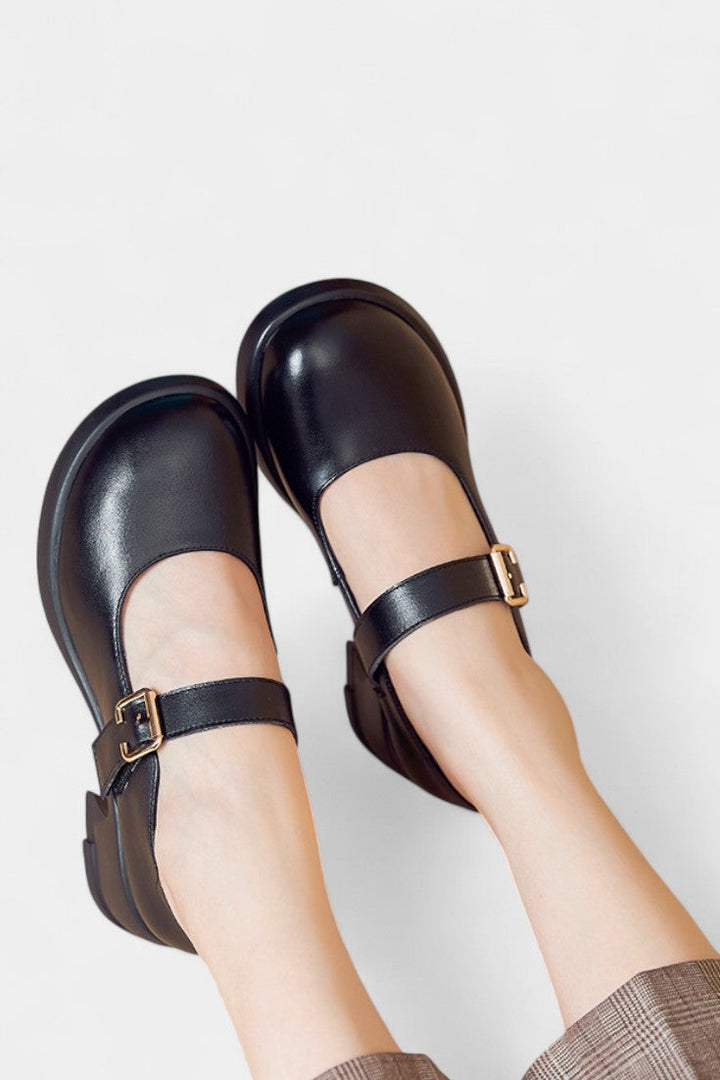 Kailyn Chaussures Mary Jane en Cuir