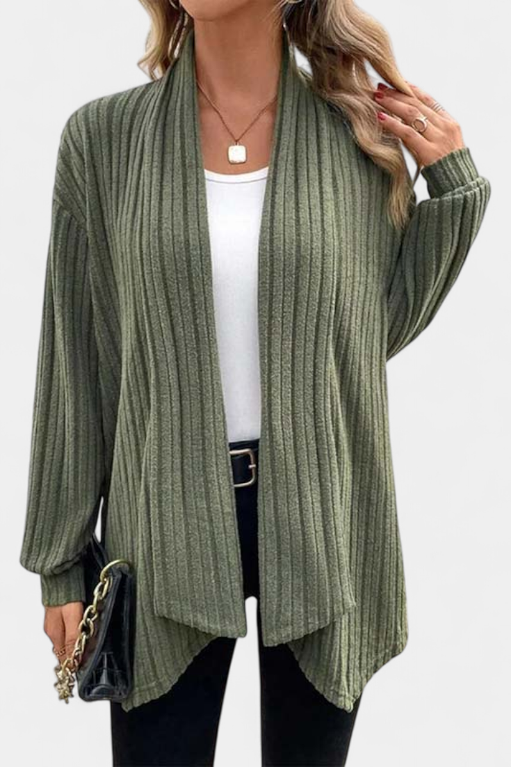 Cardigan Casual Sansel avec Capuche et Poches