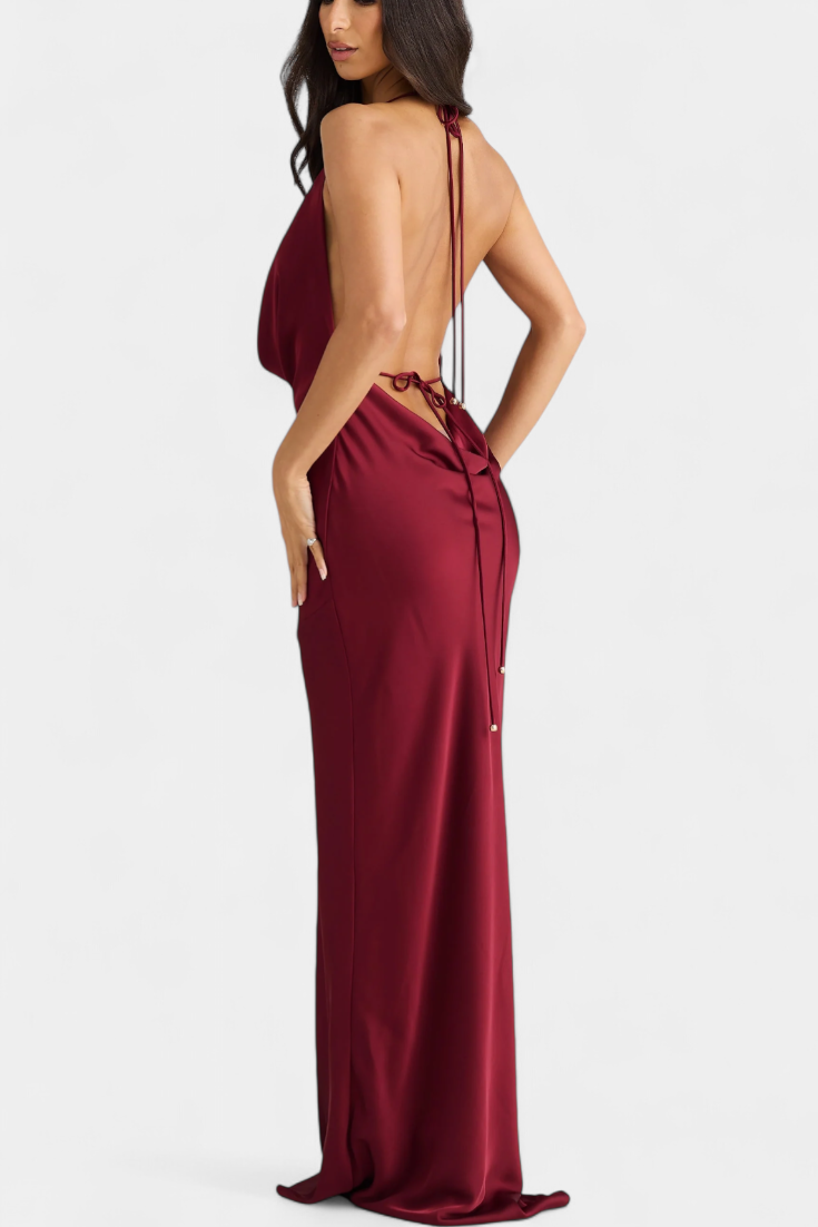 Robe Élégante Zayana avec Drapé