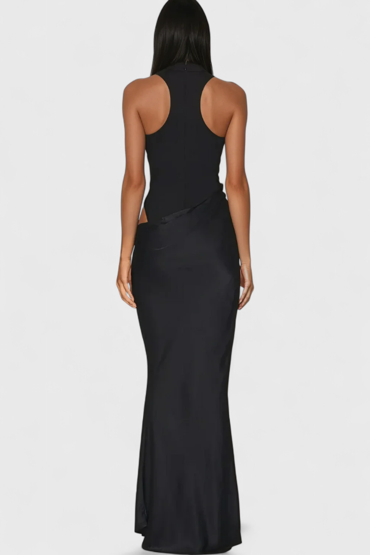 Robe Maxi Mafalda avec Style Débardeur et Silhouette Élancée