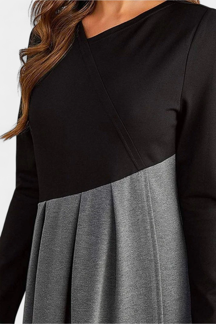 Robe Maxi Bellarose à Manches Longues et Tissu Respirant