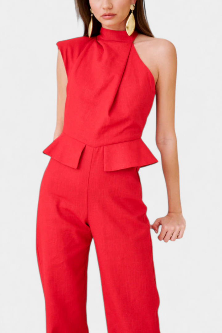 Mono Long Asymétrique en Lin et Coton Nerida