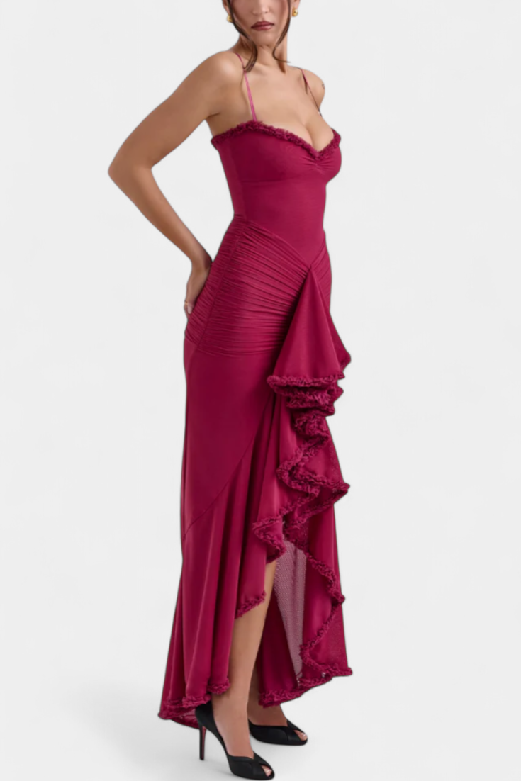 Robe Élodie avec Corset et Volants