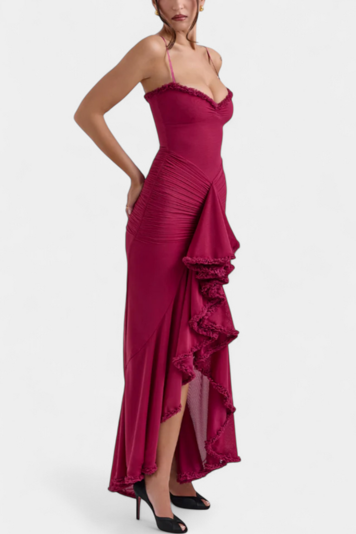 Robe Élodie avec Corset et Volants