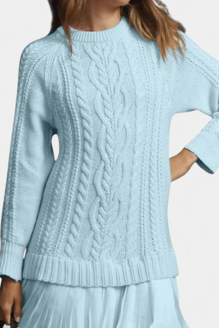 Daina Robe Mini en Tricot avec Forme Tordue
