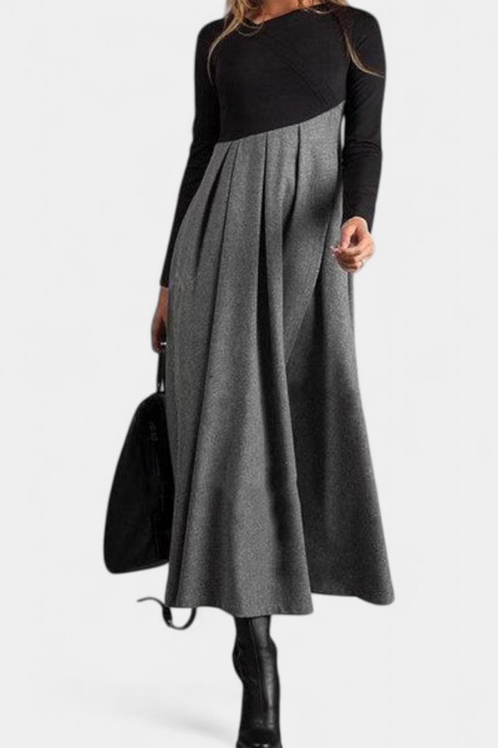 Robe Maxi Bellarose à Manches Longues et Tissu Respirant