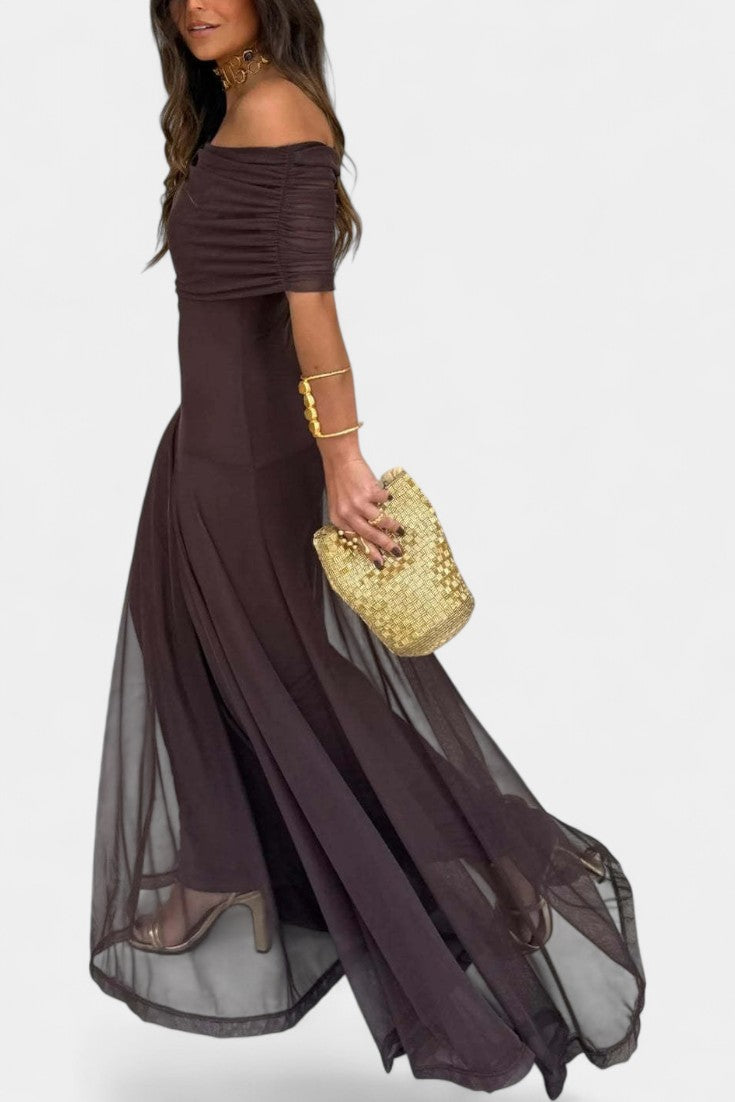 Robe Maxi Tie-Dye Jessamy à Une Épaule