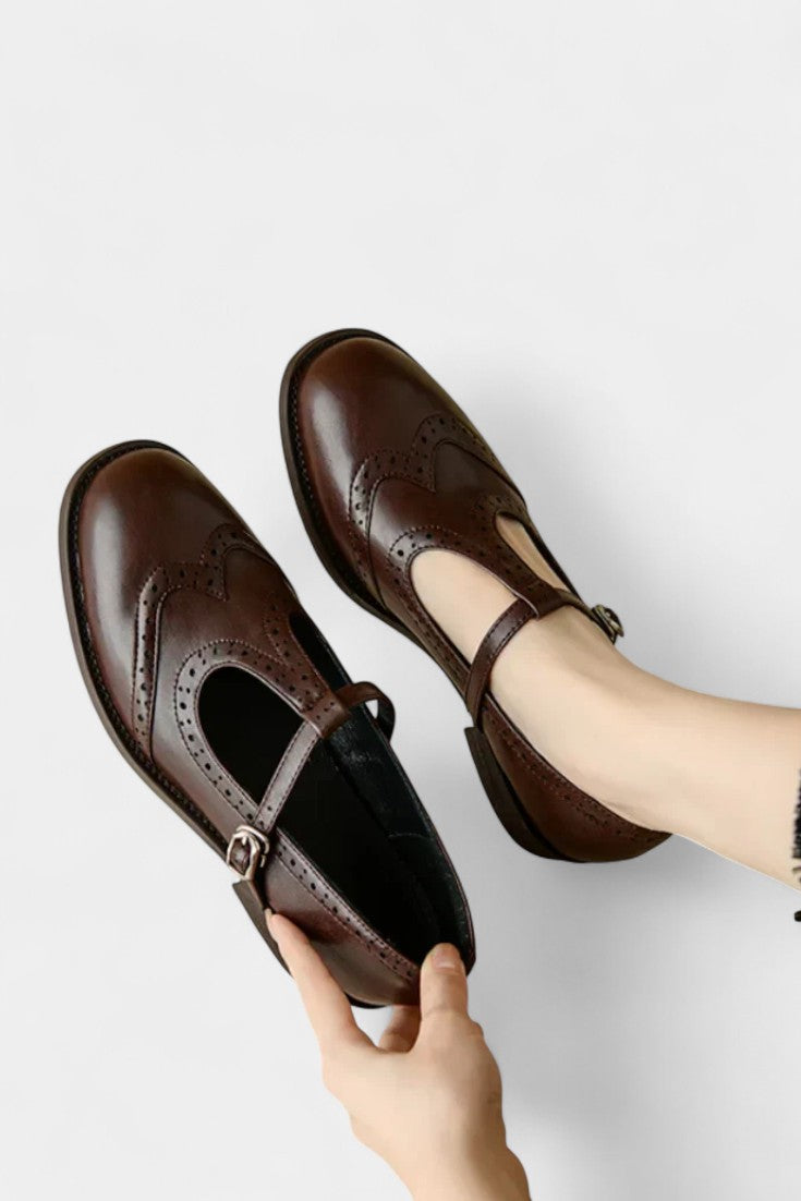 Mary Janes Élégantes avec T-Strap