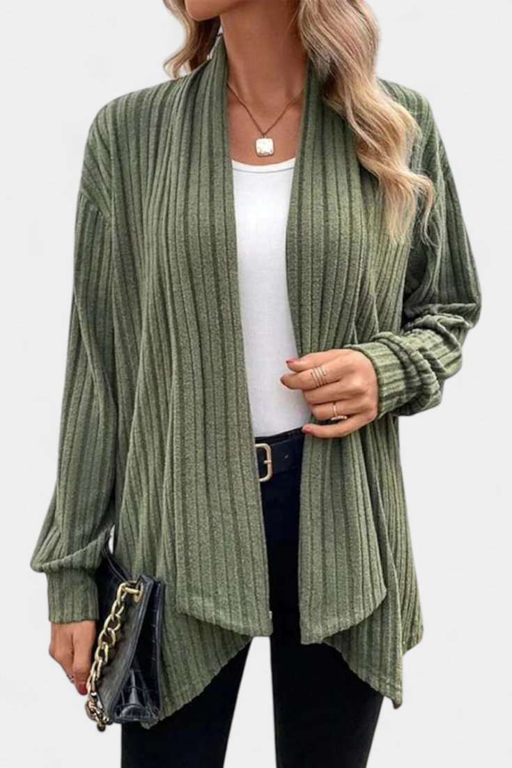 Cardigan Casual Sansel avec Capuche et Poches