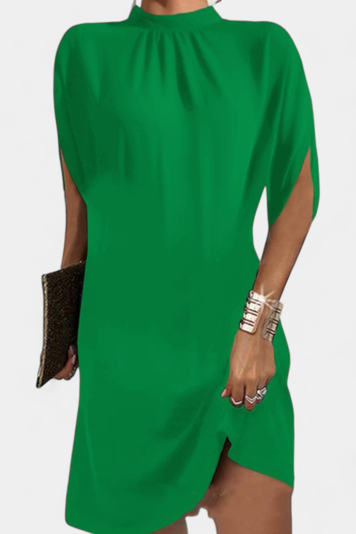 Robe Midi Intemporelle Haruna avec Décolleté Rond