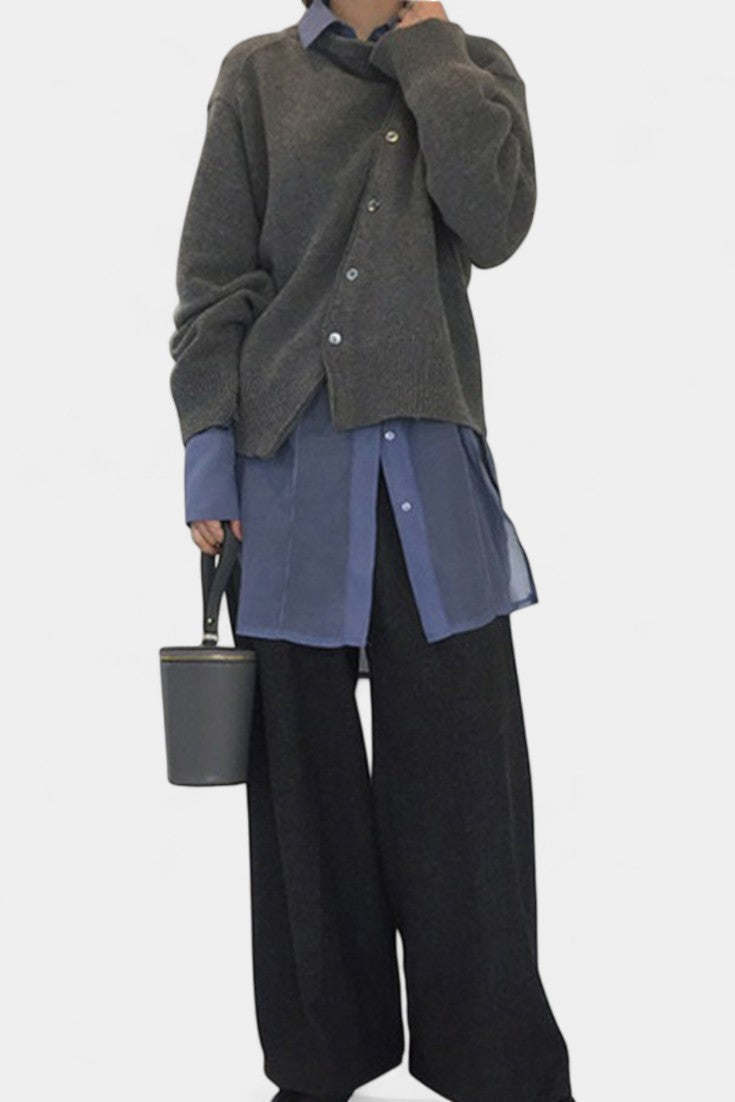 Cardigan d'Hiver Wunlisa avec Boutons