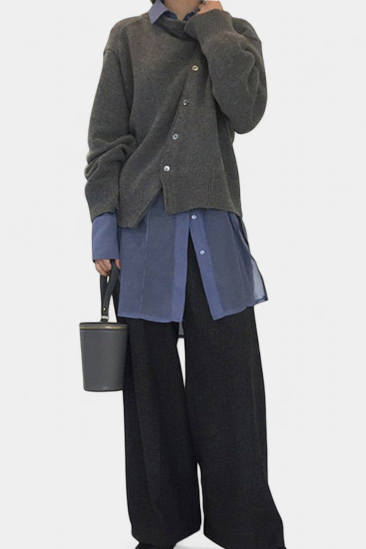 Cardigan d'Hiver Wunlisa avec Boutons