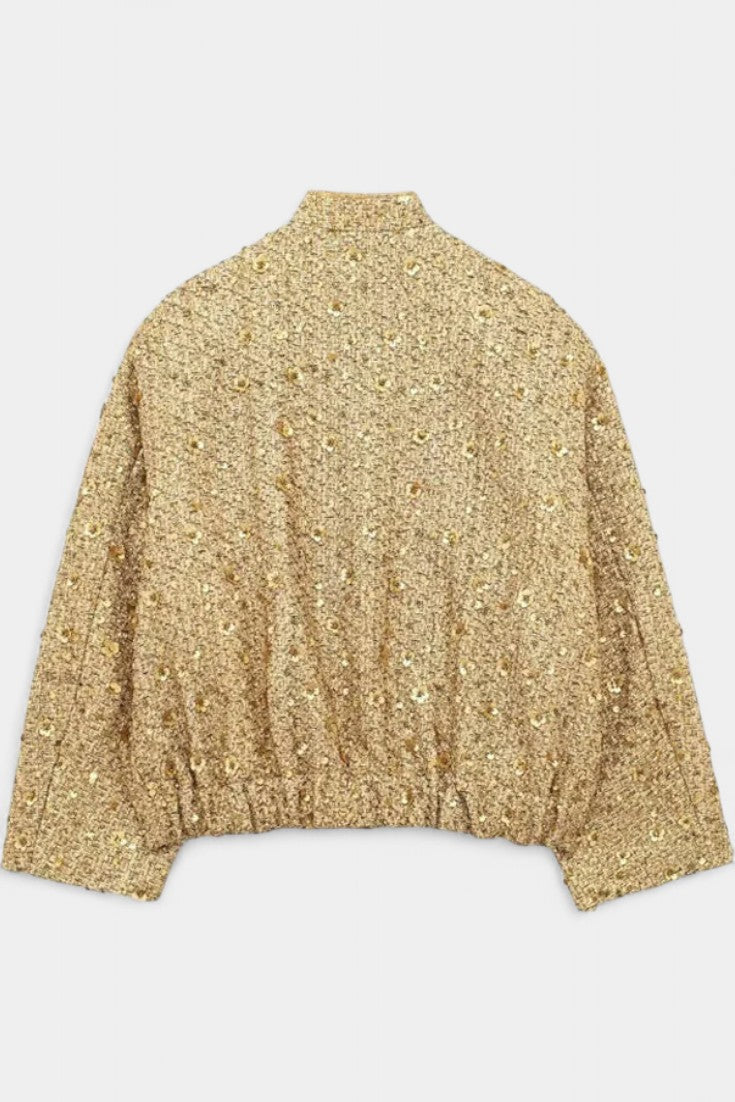 Alvera Veste Texturée d'Hiver avec Poches