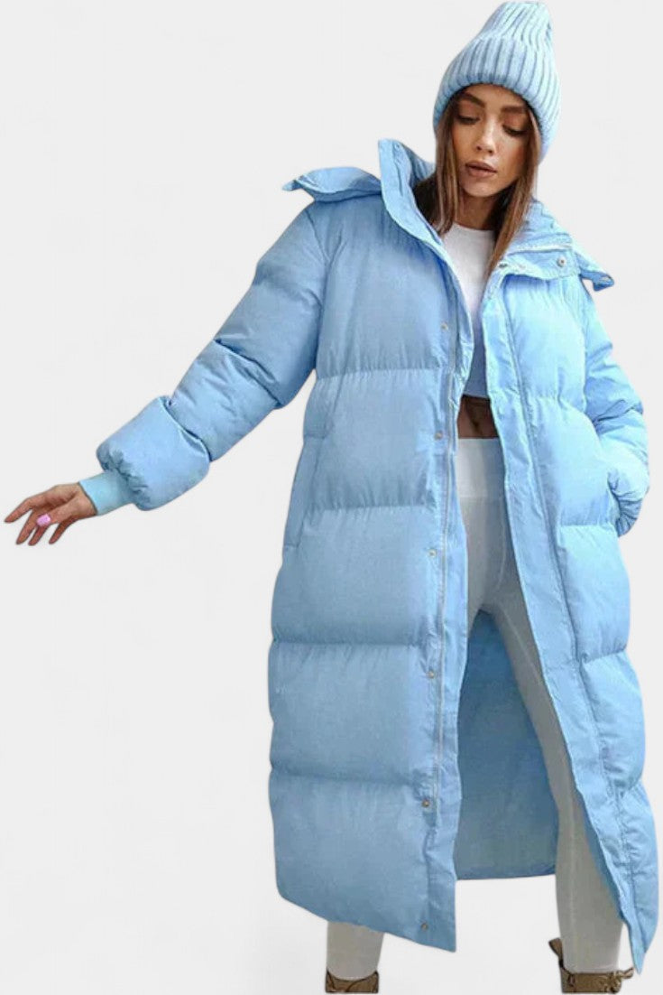 Manteau Puffer d'Hiver Razel avec Capuche