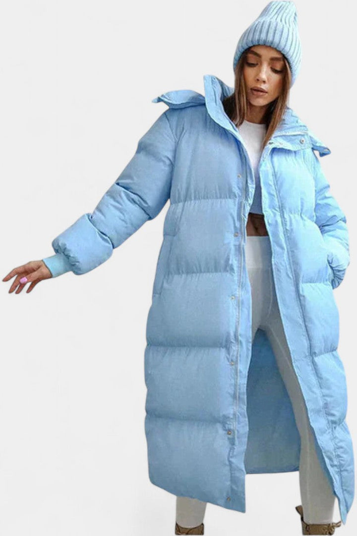 Manteau Puffer d'Hiver Razel avec Capuche