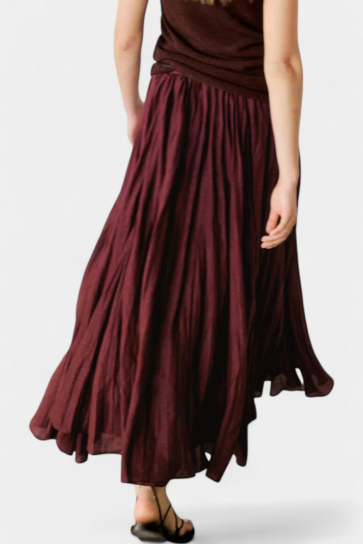 Gia Ensemble Oversized de Pull et Jupe Midi