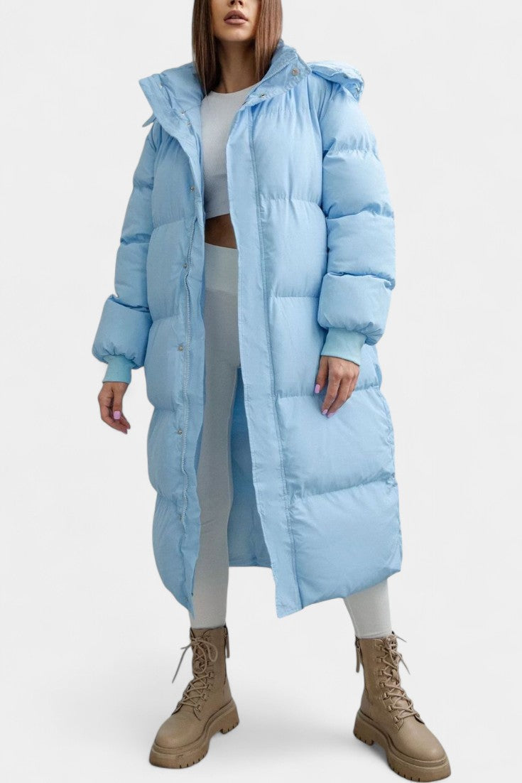 Manteau Puffer d'Hiver Razel avec Capuche