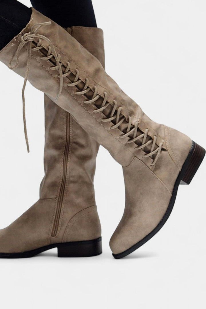 Bottes Hautes Minvera avec Semelle Rembourrée